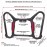 AKE Heavy Duty ABS-Coated Motorcycle Safe guard - Model 2026 Crash Protector with Integrated Safety Reflectors & Anti-Slip Design