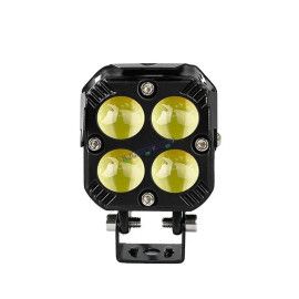 Original HJG 3-in-1 HJG Fog Light: 120W-12V Red, White, Yellow! Illuminate Your Ride with 4 LED Laser Widelight. Perfect for Bike, Car, Thar, Jeep Adventures