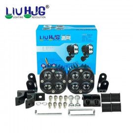 HJG 4x4 CREE LED Foglight Rectangle Mini Rgbw 12v Modular Offroad Led Pods Laser Rgb 3 Inch Led Work Light, Set of 2 HJG Foglight