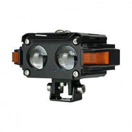 HJG Hazard S60 Fog light 80W | Double 2 Lens Projector Red DRL & Amber Hazard