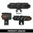 HJG Hazard S62 Foglight 160W | Quad 4 Lens Projector Red DRL & Amber Hazard