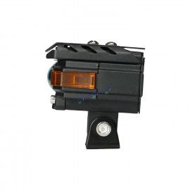 HJG Hazard Series S59 Single Lens Foglight 80W | Red DRL & Amber Hazard Projector