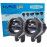 HJG 125 P49 Original Fog Light Hexagon Dual Lens 120W Foglight New Model with Power Adaptor Foglight Ultra Wide Dual Intensity LED Driving Fog Lights White/Yellow (2*60W = 120W Total) Universal For All Cars & Bikes