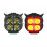 HJG 4 LED Owl Devil Foglight Foglamp HJG Car Accessories Led Headlights Mini Driving Lights Led Fog Lights For Motorcycle Lights, Set of 2 HJG Owl Foglight