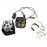 HJG 4X4 Original Red Devil Eye (3 in 1) Fog Light 120W (Red + White + Yellow) 4 LED Laser Spotlight For Bike/Car/Thar/Jeep (Pair) HJG 4x4 Devil Foglight