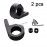HJG Clamps Leg Guard Mounting Clamps Foglight Leg Guard Clamp Clamps Universal Clamps For Mounting Fog Lights Universal ( Pack Of 1 Set, 2pc)
