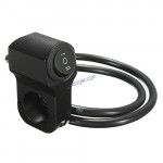 HJG Handlebar Switch 3 Way Universal 12V Handlebar CNC Metal Switch (3-Way) for All Bikes and Motorcycles HJG On-Off-On Headlight Fog Brake Light Switch Fit For All Motorcycles (Black)