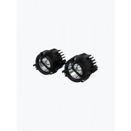 HJG Mercedes Y Lens Version 1.0 CREE Foglight Ultra Wide CREE Intensity LED Driving Fog Lights White (2*45W = 90W Total) Universal For All Cars & Bikes Off Road Foglights Spread LIU HJG Trident 1.0 Mercedes Y Lens Version 1.0 Foglight, Pack of 2