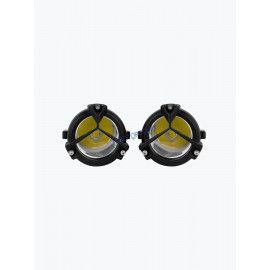 HJG Mercedes Y Lens Version 1.0 CREE Foglight Ultra Wide CREE Intensity LED Driving Fog Lights White (2*45W = 90W Total) Universal For All Cars & Bikes Off Road Foglights Spread LIU HJG Trident 1.0 Mercedes Y Lens Version 1.0 Foglight, Pack of 2