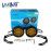 HJG New 7 LED 140W Foglight Foglamp with Yellow Cover 140W 7 LED HJG 140W 7 LED Car Accessories Led Headlights Lights Led Fog Lights For Motorcycle Lights, Set of 2 with Dimmer Controller Wiring Harness Kit, Brightness Controller Wiring
