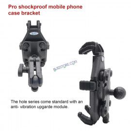 HJG Pro Spider Mobile Holder with Jaw Grip Damper Anti Vibration for Bike, Two Wheelers Universal HJG Mobile Holder Pro Spider Anti-Shake Anti-Theft Zero Vibration Shockproof Mobile Holder