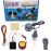 HJG Push Button Alarm System Kit Keyless Start One-Way Bike Alarm Kit for Two Wheeler Security HJG Anti-Theft Alarm System Kit (Loud Siren, Flashing Light 125 dB) LIU HJG Push Button Alarm System Kit