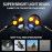 HJG Skull Indicator Skull Shape Turn Signal Lights Indicator Universal for All Bikes Models Turn Signal Lights Motorcycle Set of 2 HJG Skull Indicator