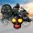 HJG Skull Indicator Skull Shape Turn Signal Lights Indicator Universal for All Bikes Models Turn Signal Lights Motorcycle Set of 2 HJG Skull Indicator