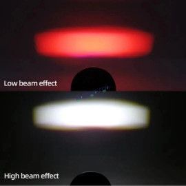 HJG Skull Red DRL Eye Foglight 120W Fog Light For Bike/Car/Thar/Jeep (Red Eye/Cool White/Yellow/Warm White, 120W) - Pack of 2 HJG New Model Skull Foglight, Pack of 2, Red DRL Skull