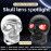 HJG Skull Red Eye Foglight 60W Fog Light For Bike/Car/Thar/Jeep (Red Eye/Cool White/Yellow/Warm White, 60W each) - Pack of 1 HJG New Model Skull Foglight, Pack of 1