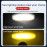 HJG Skull Red Eye Foglight 60W Fog Light For Bike/Car/Thar/Jeep (Red Eye/Cool White/Yellow/Warm White, 60W each) - Pack of 1 HJG New Model Skull Foglight, Pack of 1