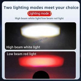 HJG Skull Red Eye Foglight 60W Fog Light For Bike/Car/Thar/Jeep (Red Eye/Cool White/Yellow/Warm White, 60W each) - Pack of 1 HJG New Model Skull Foglight, Pack of 1