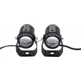 HJG Mini Drive V3 Devil with Red DRL Mini Drive V3 Light Red Devil Eye Light Multiple Connecting Red Yellow White Color HJG Mini Drive V3 Devil