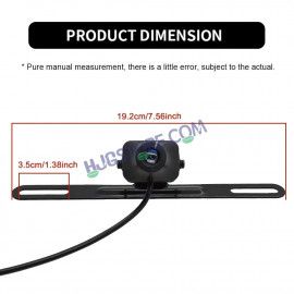 HJG Devil Eye Shadow Light License Plate Ground Projector Shadow Devil Eyes Red/Blue/White/Purple Universal for Two Wheelers/Cars/SUV Ground Devil Eyes Light Projection Universal For All Bikes and Cars LIU HJG License Plate Devil Eye Shadow Projector