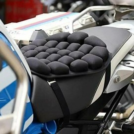 Motorcycle Honeycomb Gel Seat Cushion Decompression Cover Shock Absorbing Relief Air Mesh Cushions with Cover