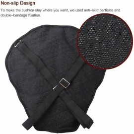 Motorcycle Honeycomb Gel Seat Cushion Decompression Cover Shock Absorbing Relief Air Mesh Cushions with Cover