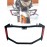 Universal Motorcycle Chinse Reflective Shorty Crash Protector Bar (Safe Guard) For Yamaha Ybr , Ybr-G, Ybz , Honda Cb150f, Honda Cb125f, Gr150, Gs150