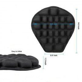 Motorcycle Honeycomb Gel Seat Cushion Decompression Cover Shock Absorbing Relief Air Mesh Cushions with Cover