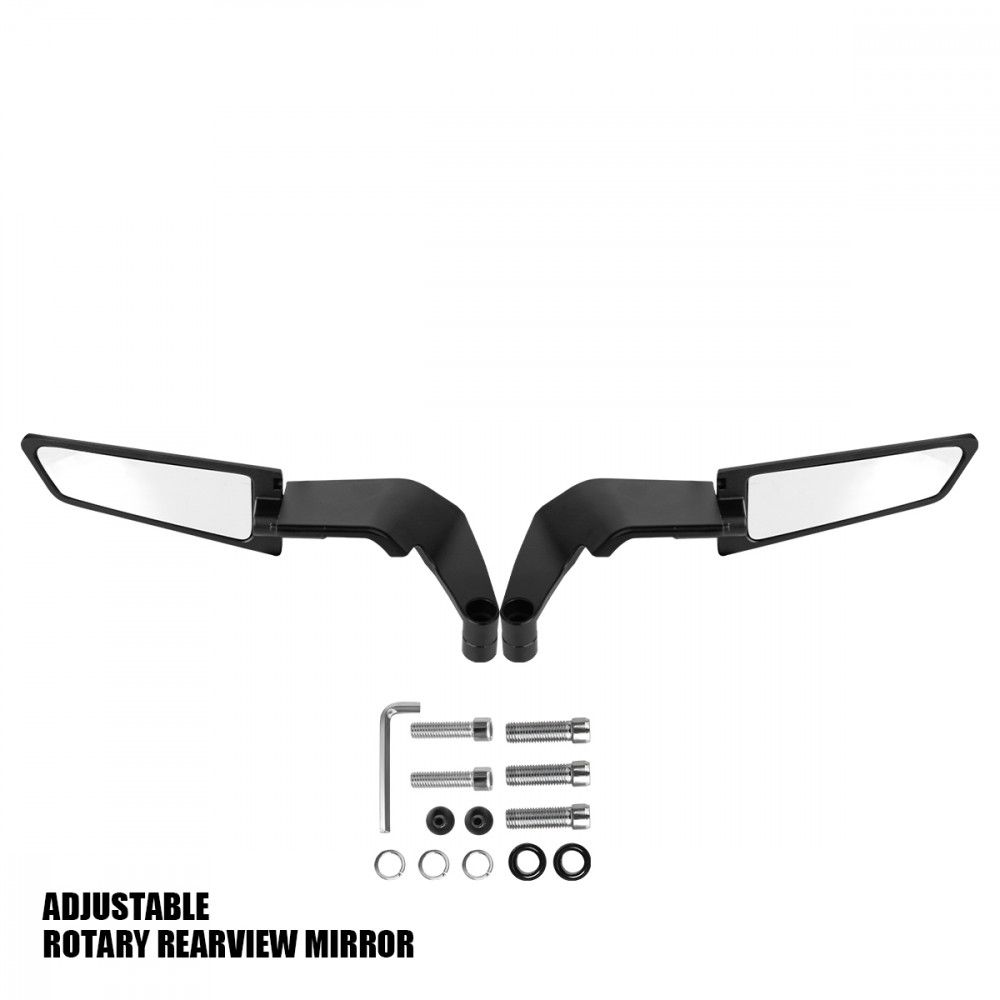 Kawasaki Universal Aerodynamic Rotary Adjustable Mirrors Motorcycle ...