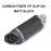 Motorcycle Dual Carbon Fiber Tip Slip On Matt Black