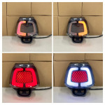 New Lava Round Back Light New Style with Indicator Brake Light Bracket Honda CG125