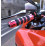 New Universal CNC Aluminum Rubber Rizoma Motorcycle Handle Grips Honda Suzuki Yamaha R033
