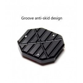 Side Stand Base Plate Kickstand Cover Wide Anti Skid CNC Aluminum Cover