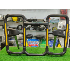 Universal Motorcycle Safe Guard E103 Leg Guard Crash Guard ABS Molding 16 Gauge inner Metal For Suzuki GS150