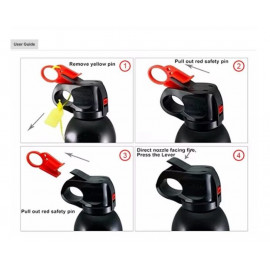 Universal Portable Safety Fire Extinctor Bottle Motorcycle Car Home Fire Extinguisher