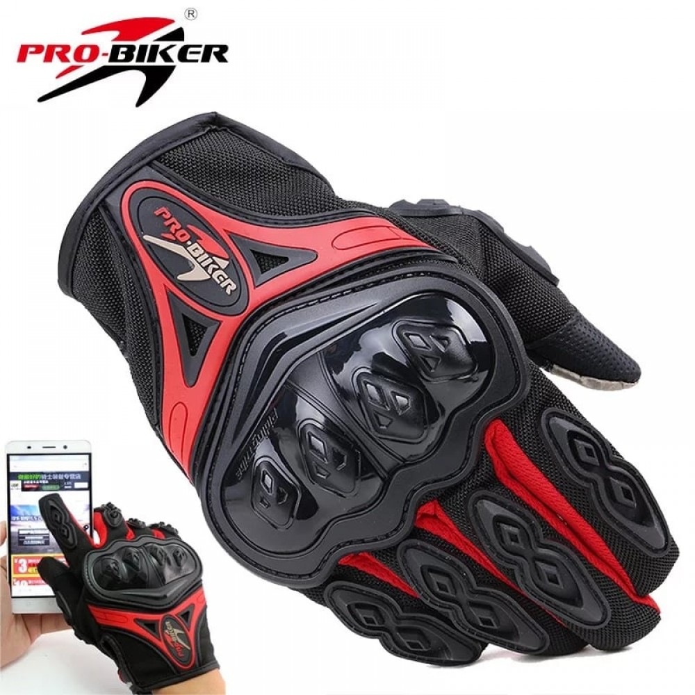 PRO Biker Gloves MCS-42 Red