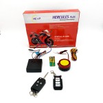 Motorcycle Remote Alarm Security Lock System With Jack Knife Key