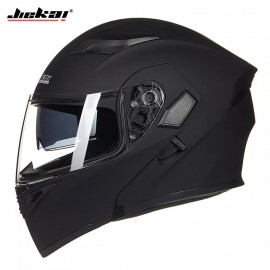 JIEKAI JK-902 Matt Black Flip Up DOT Certified Racing Helmet