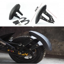 Universal Motorcycle Rear Fender Mudguard,Plastic Motorbike Tire Wheel Cover Hugger Mudflap Splash Guard 