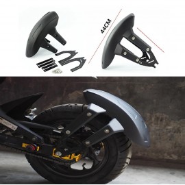 Universal Black Plastic Motorcycle Rear Wheel for fender Splash Guard Rear Wheel Cover Splash Guard Mudguard with Bracket