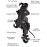 AKE - Motorcycle HJG Phone Holder Shockproof Bike Handlebar Mirror Mobile Phones Holder for 4.7-7 inch Cell phone Adjustable Mount Bracket