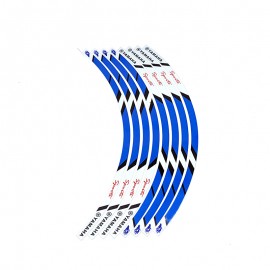 High Quality Motorcycle Tyre Waterproof Wheel Logo Sticker Rim Personality Reflective Stripe Yamaha Rim Sticker