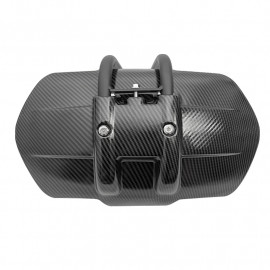 AKE - Motorcycle Universal Carbon Fiber Style Rear Mudguard Rear Wheel fender Splash Guard Rear Wheel Cover Splash Guard Mudguard For Yamaha , Suzuki, Honda Bikes