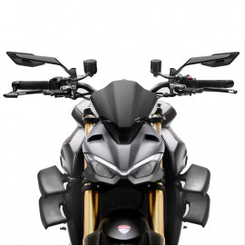 Universal New Aerodynamic Rotary Adjustable Big Mirrors Motorcycle Wind Wing Side Rearview Mirrors Metal Body