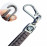 1-PC Leather Metal Badge Strap Keychain Keyring Hook brown black Leather Strap bronze braided Metal keyring for Honda