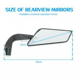 Universal Aerodynamic Wide Angle Rotatable Adjustable Metal Body Mirrors Motorcycle Wind Wing Side Rearview Mirrors Metal Body Black Kawasaki wing mirror Universal Aerodynamic Wide Angle Rotatable Adjustable Metal Body Mirrors Motorcycle Wind Wing Side Rearview Mirrors Metal Body Black Kawasaki wing mirror