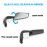 Universal Aerodynamic Wide Angle Rotatable Adjustable Metal Body Mirrors Motorcycle Wind Wing Side Rearview Mirrors Metal Body Black Kawasaki wing mirror