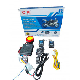 AKE - CK Push Start Bluetooth Mobile App Remote Security Lock Anti Theft Alarm System For all Bike Motorcycles