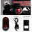 Helmet LED Flash Light with Rechargeable Battery for Motorcycle Bike Helmet, 3 Flashing Mode and Waterproof Helmet Flash Light