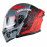 JIEKAI Motorcycle Helmet 902 Red Rose Motorcycle Uncovered Helmet Flip up Chin Double Visor Full Face New Model with Spoiler